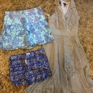 Women’s 4 Lilly Pulitzer skirt shorts dress lot